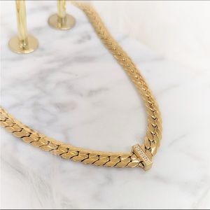 Gold plated necklace
